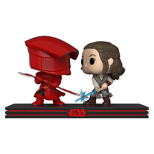 FUNKO POP STAR WARS - MOMENTS THE LAST JEDI REY &AMP; PRAETORIAN 2PACK