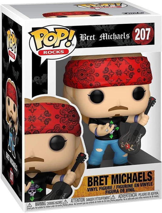 FUNKO POP BRET MICHAELS - BRET MICHAELS 207