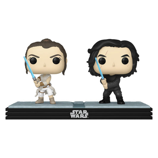 FUNKO POP MOMENTS STAR WARS EXCLUSIVE - REY & KYLO REN 758