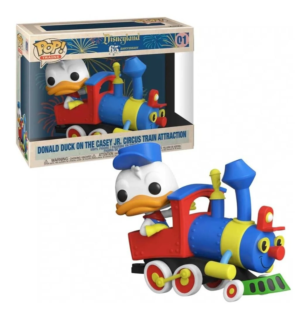 FUNKO POP DISNEY TRAINS DISNEYLAND RESORT - DONALD DUCK ON THE CASEY JR. CIRCUS 01