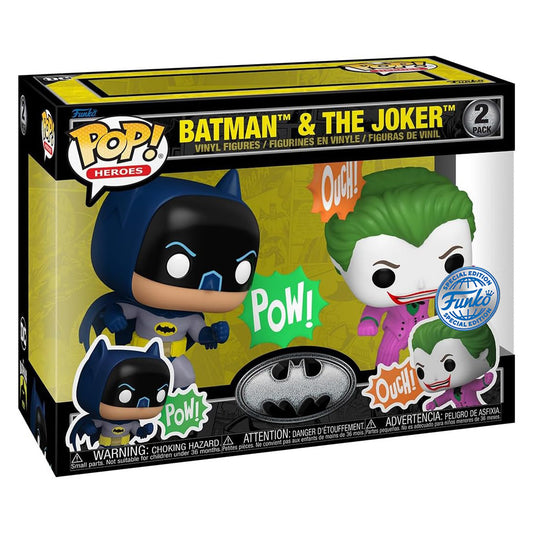 FUNKO POP HEROES BATMAN 85TH BATAMAN & THE JOKER *EX* 2PACK  82125
