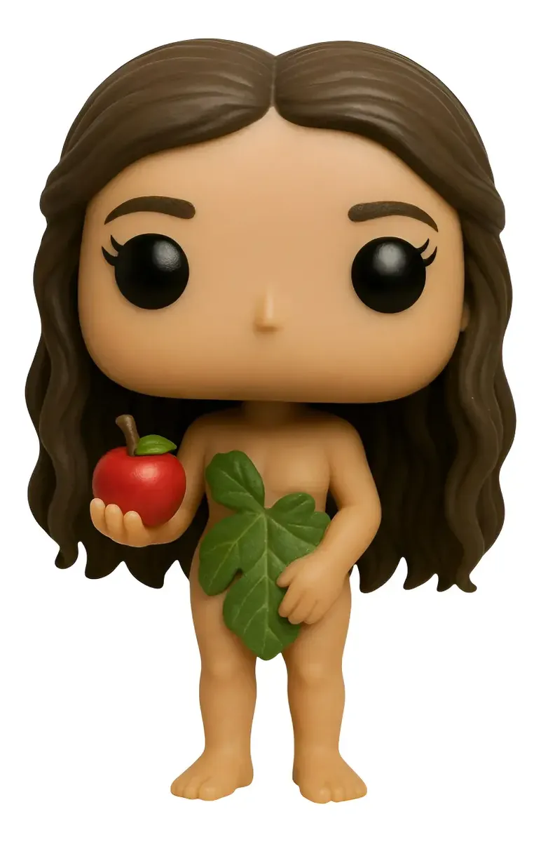 Eva Boneco Personalizado em 3D Estilo Pop