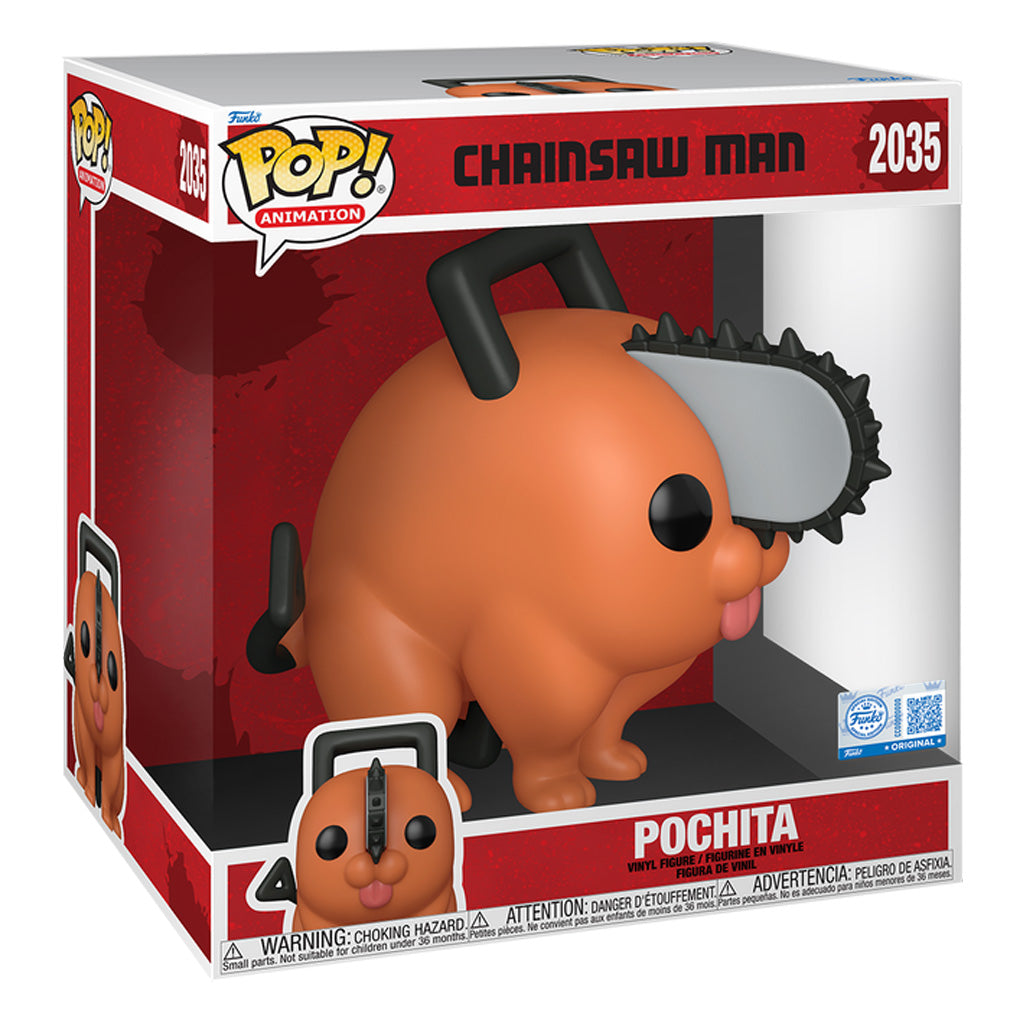FUNKO POP ANIMATION CHAINSAW MAN SUPER SIZED EXCLUSIVE - POCHITA 2035