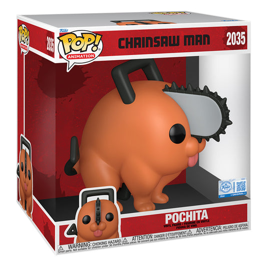 FUNKO POP ANIMATION CHAINSAW MAN SUPER SIZED EXCLUSIVE - POCHITA 2035