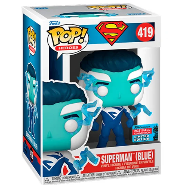 FUNKO POP HEROES SUPERMAN BLUE *NYCC 2021* 419