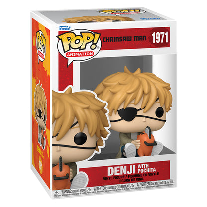 FUNKO POP ANIMATION CHAINSAW MAN - DENJI WITH POCHITA 1971
