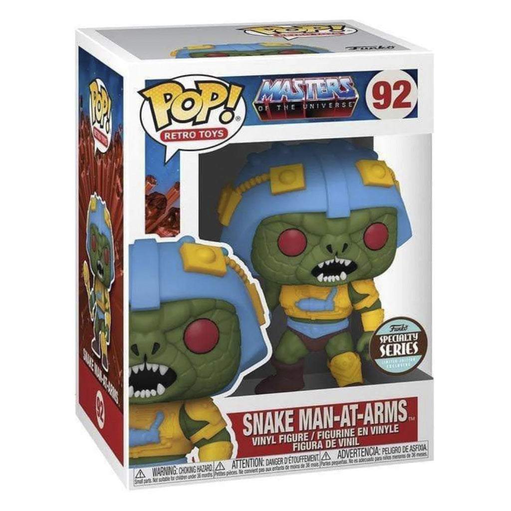 FUNKO POP TV MASTERS OF THE UNI.RETRO SNAKE MAN-AT-ARMS *EX* 92