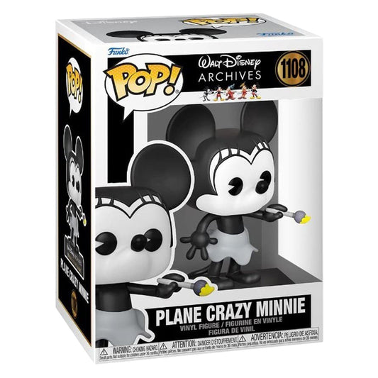 FUNKO POP WALT DISNEY ARCHIVES MINNIE PLANE CRAZY 1108