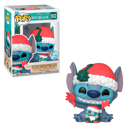 FUNKO POP DISNEY LILO STITCH STITCH UNWRAPPING GIFT 1522