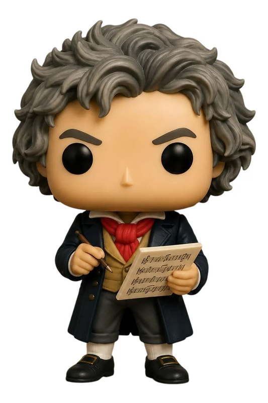 Beethoven Personalizado em 3D Estilo Pop