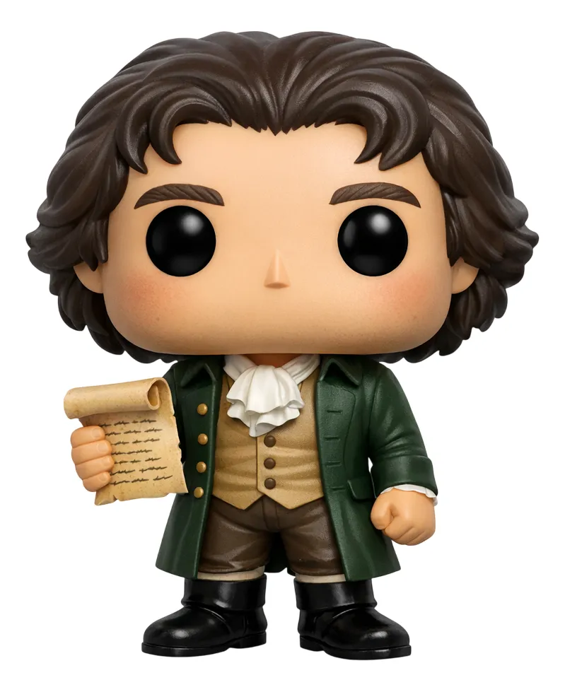 George-Jacques Danton Personalizado em 3D Estilo Pop