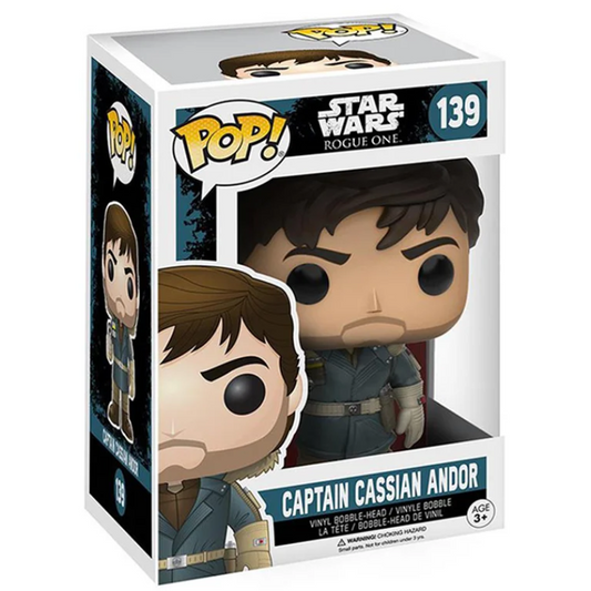 FUNKO POP STAR WARS ROGUE CAPTAIN CASSIAN ANDOR 139
