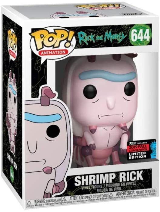 FUNKO POP RICK AND MORTY SHRIMP RICK *COMIC NYCC*  644