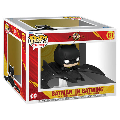 FUNKO POP THE FLASH MOVIE *RIDES* BATMAN IN BATWING 121