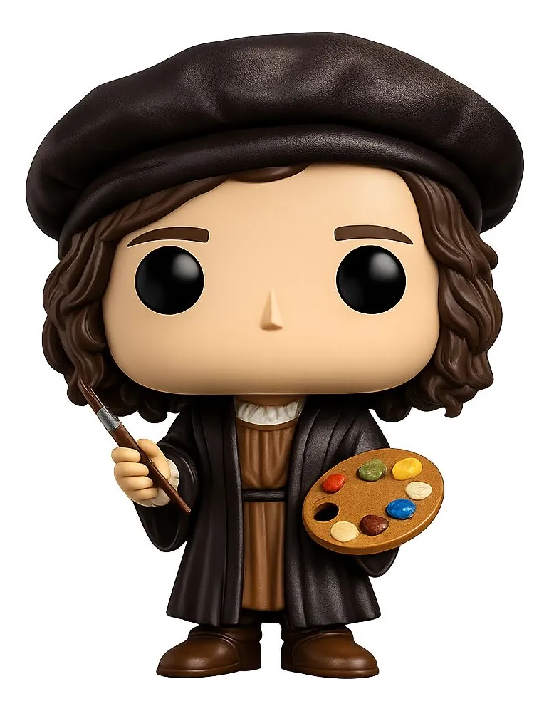 Rafael Sanzio Personalizado em 3D Estilo Pop