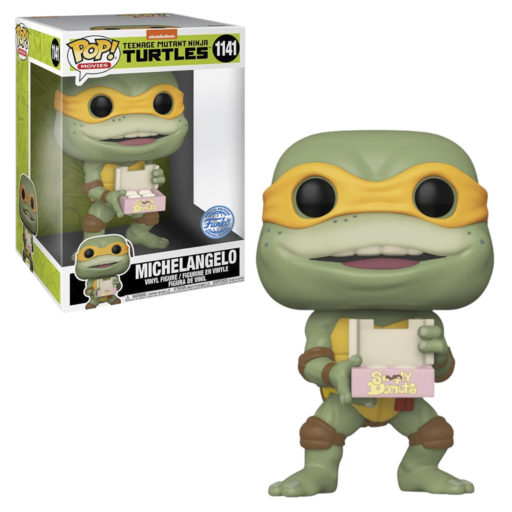 FUNKO POP TURTLES NINJA 2 *SUPER SIZED* MICHELANGELO *EX* 1141