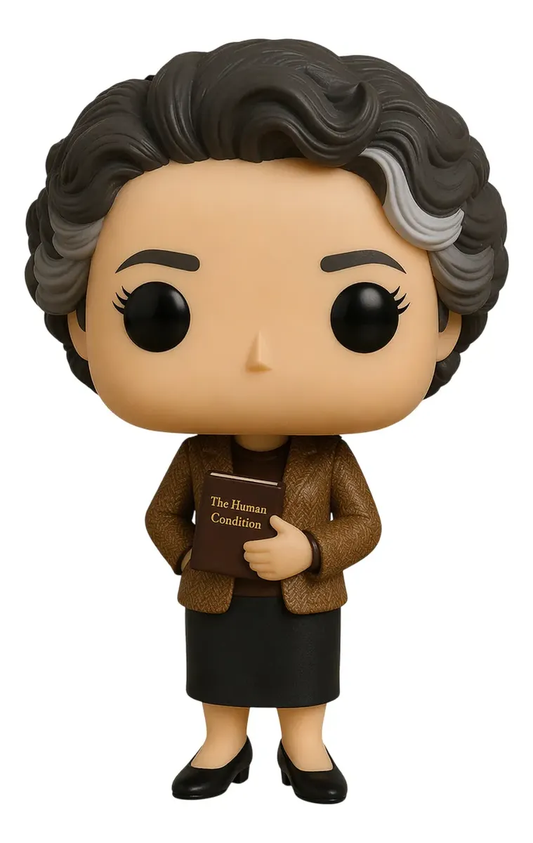 Hannah Arendt Personalizado em 3D Estilo Pop