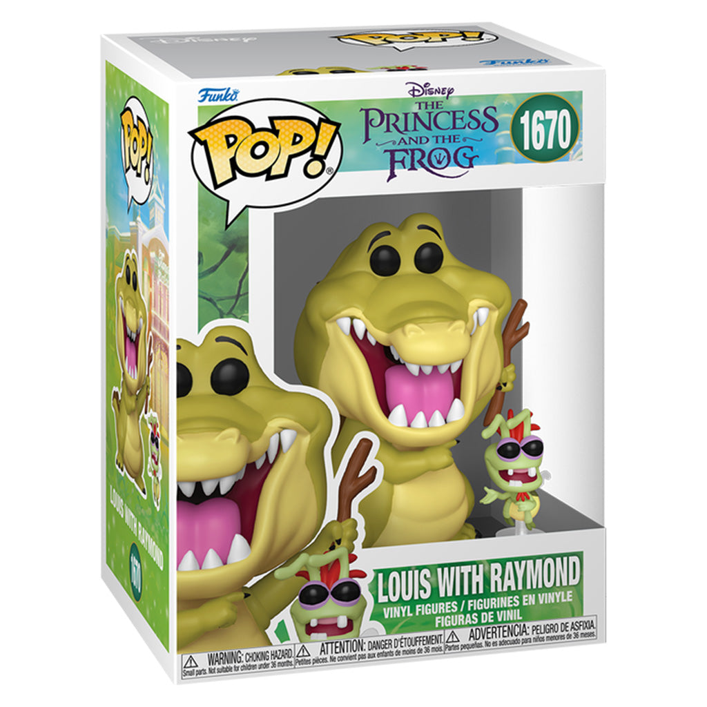 FUNKO POP DISNEY THE PRINCESS AND THE FROG - LOUIS WITH RAYMOND 1670