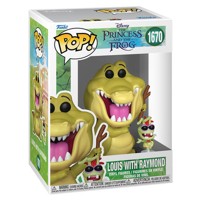 FUNKO POP DISNEY THE PRINCESS AND THE FROG - LOUIS WITH RAYMOND 1670