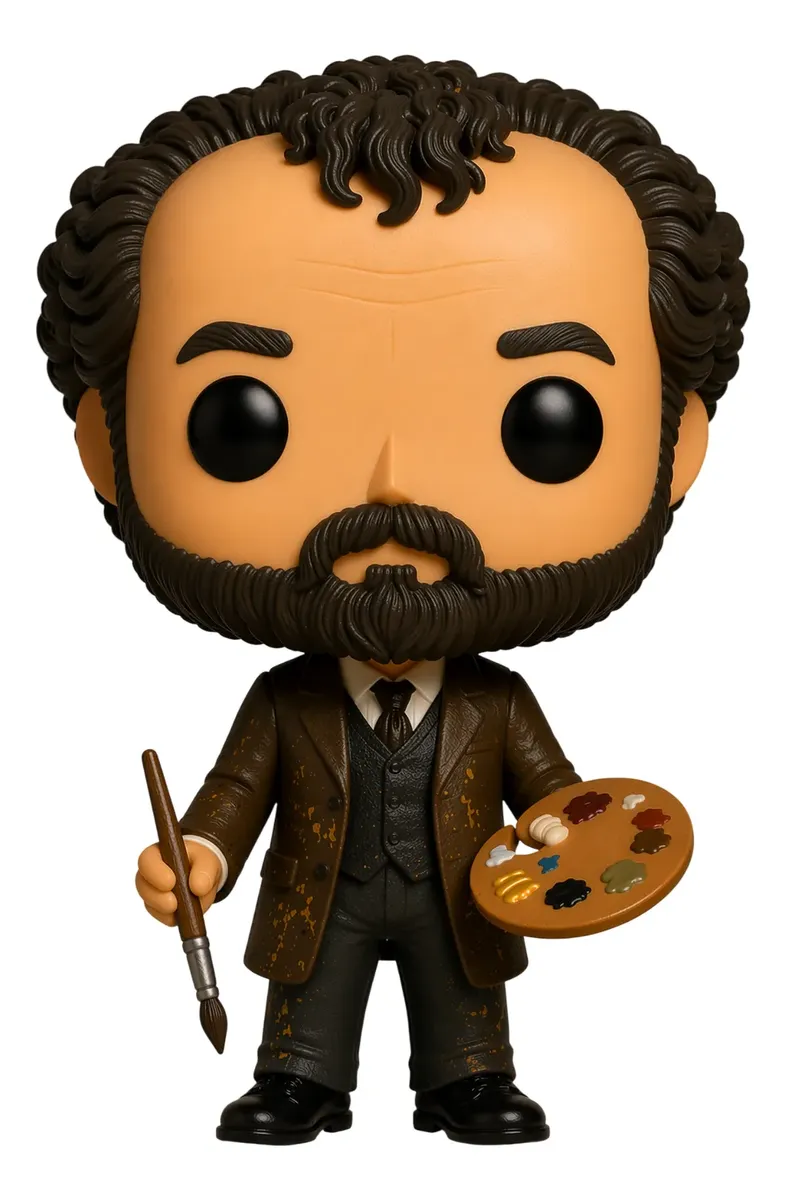 Gustav Klimt Personalizado em 3D Estilo Pop