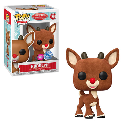 FUNKO POP RUDOLPH THE RED NOSED REINDEER RUDOLPH FLOCKED *EX* 1260