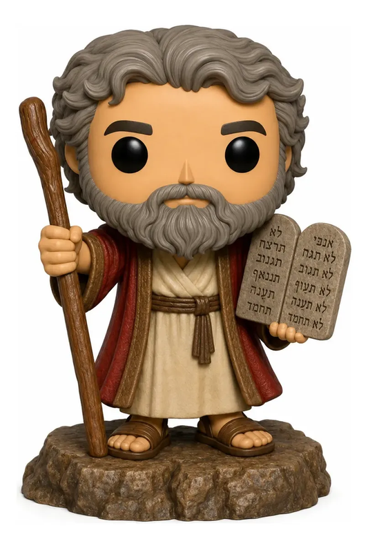 Moisés Personalizado em 3D Estilo Pop