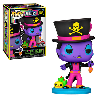 FUNKO POP DISNEY VILLAINS BLACK LIGHT - DR.FACILIER 1084