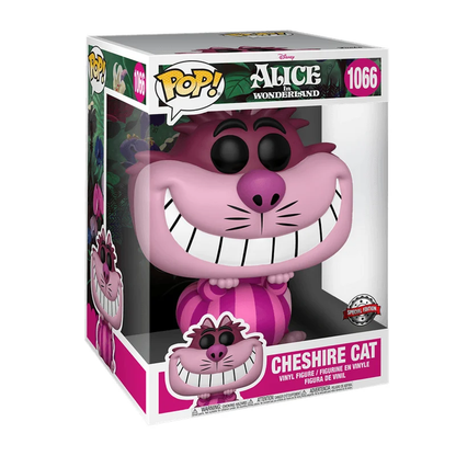 FUNKO POP DISNEY ALICE IN WONDERLAND 70TH ANNIVERSARY EXCLUSIVE - CHESHIRE CAT 1066 (SUPER SIZED 10")