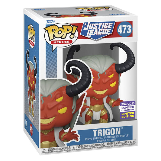 FUNKO POP HEROES JUSTICE LEAGUE SAN DIEGO COMIC CON - TRIGON 473