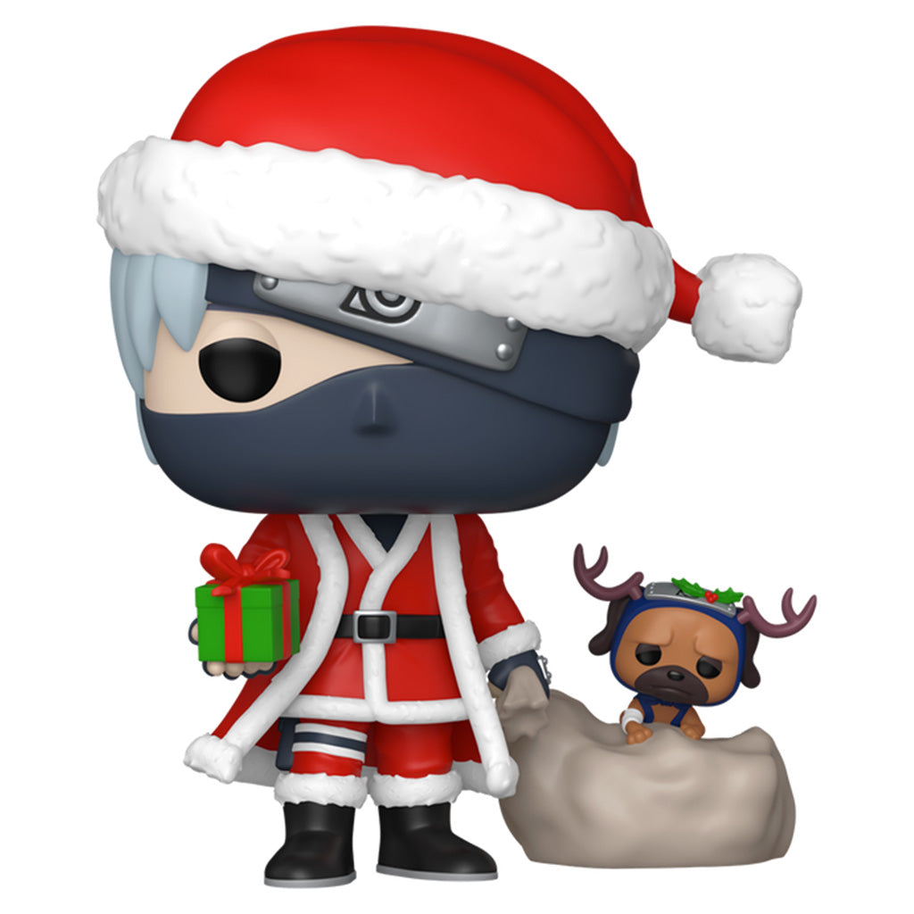 FUNKO POP NARUTO PLUS HOLIDAY KAKASHI HATAKE W/PAKKUN 2050