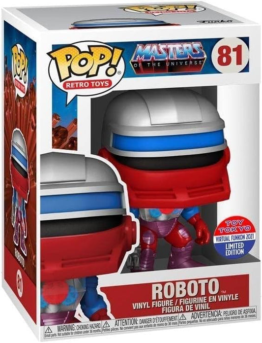 FUNKO POP TV MASTERS OF THE UNI.RETRO ROBOTO *SDCC 2021* 81