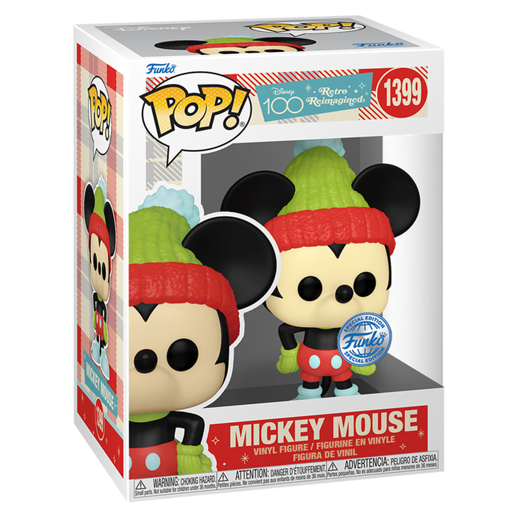FUNKO POP DISNEY 100TH MICKEY MOUSE RETRO REIMAGINED *EX* 1399