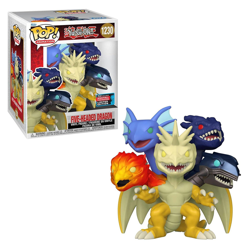 FUNKO POP YU-GI-OH 25TH *SIZED* FIVE-HEADED DRAGON *NYCC 2022* 1230