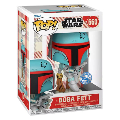 FUNKO POP STAR WARS 100TH ANNIVERSARY EXCLUSIVE - BOBA FETT RETRO 660