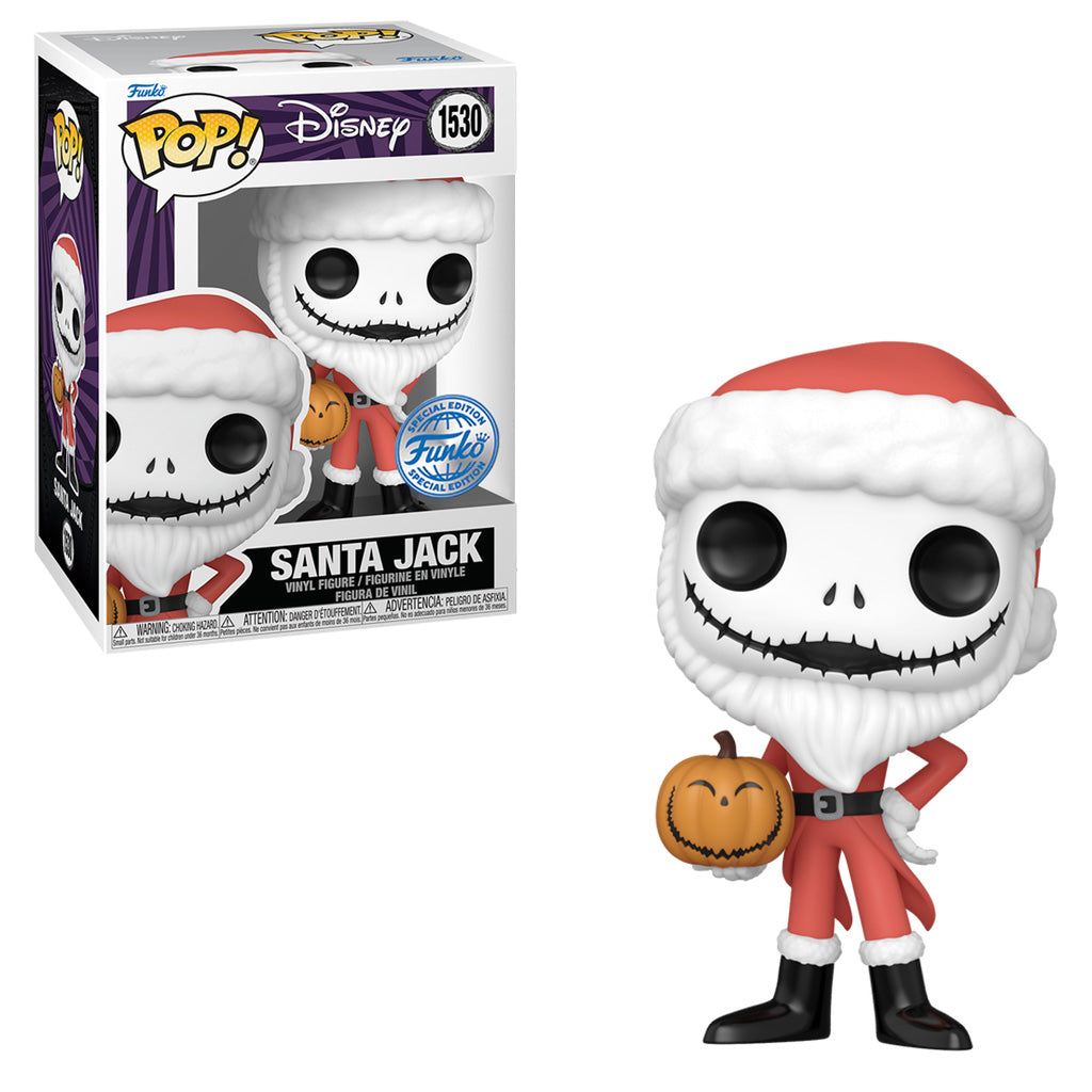 FUNKO POP DISNEY THE NIGHT BEFORE CHRISTMAS SANTA JACK *EX* 1530