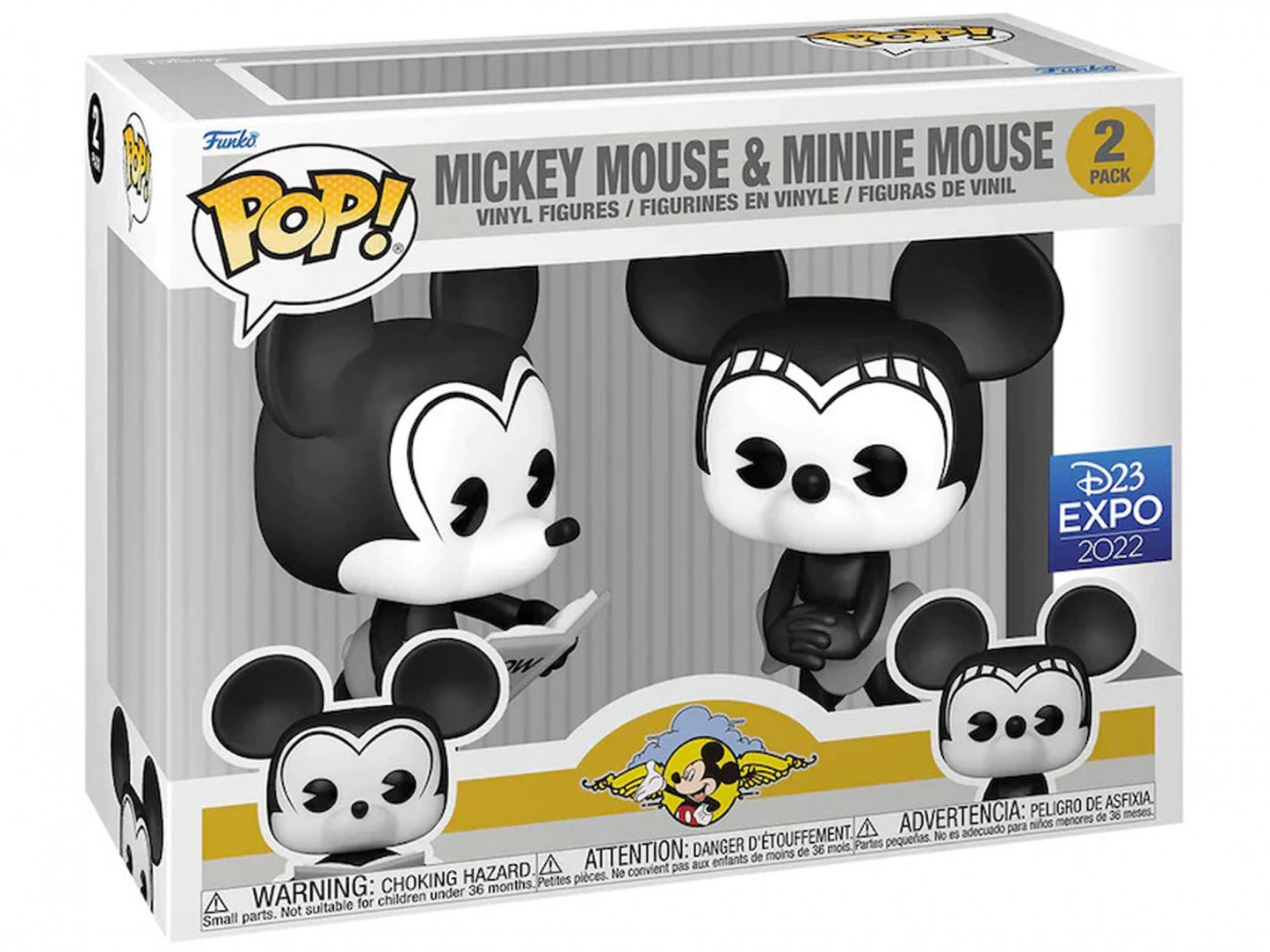 FUNKO POP DISNEY MICKEY MOUSE & MINNIE MOUSE *D23 EXPO 2022* 66383