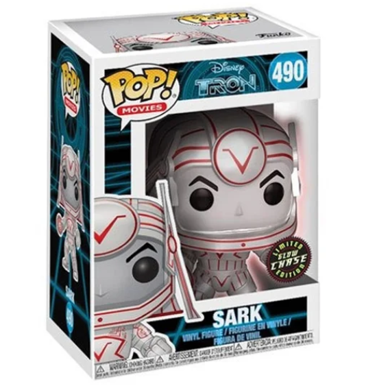 FUNKO POP CHASE DISNEY TRON - SARK 490 GLOWS IN THE DARK