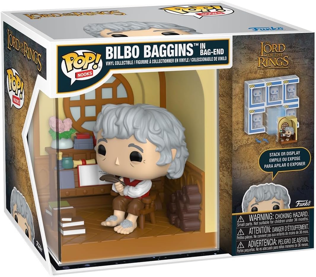 FUNKO POP MOVIES THE LORD OF THE RINGS - BILBO BAGGINS IN BAG-END