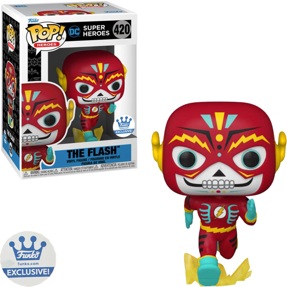 FUNKO POP HEROES DIA DE LOS DC THE FLASH *EX* 420