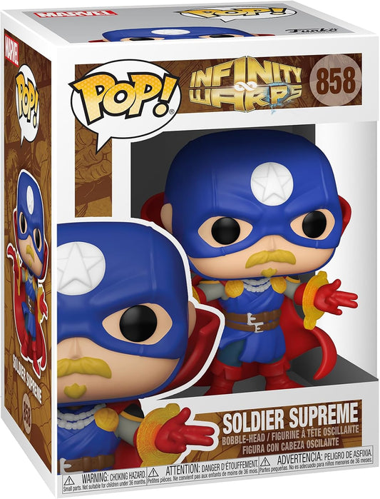 FUNKO POP MARVEL INFINITY WARPS - SOLDIER SUPREME 858
