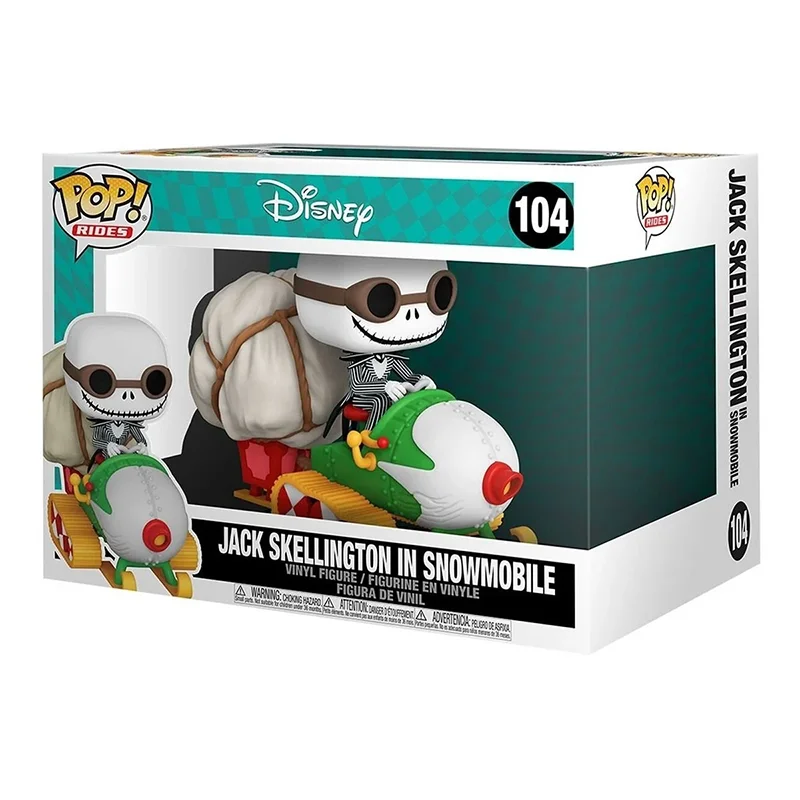 FUNKO POP RIDES DISNEY EXCLUSIVE - JACK SKELLINGTON IN SNOWMOBILE 104