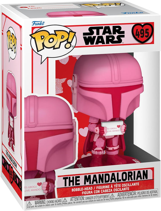 FUNKO POP STAR WARS VALENTINES - THE MANDALORIAN 495