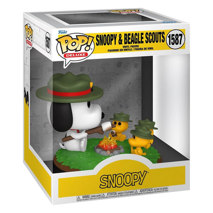 FUNKO POP DELUXE PEANUTS - SNOOPY & BEAGLE SCOUTS 1587