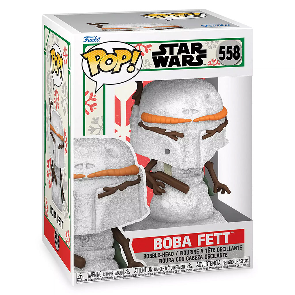FUNKO POP STAR WARS HOLIDAY BOBA FETT 558