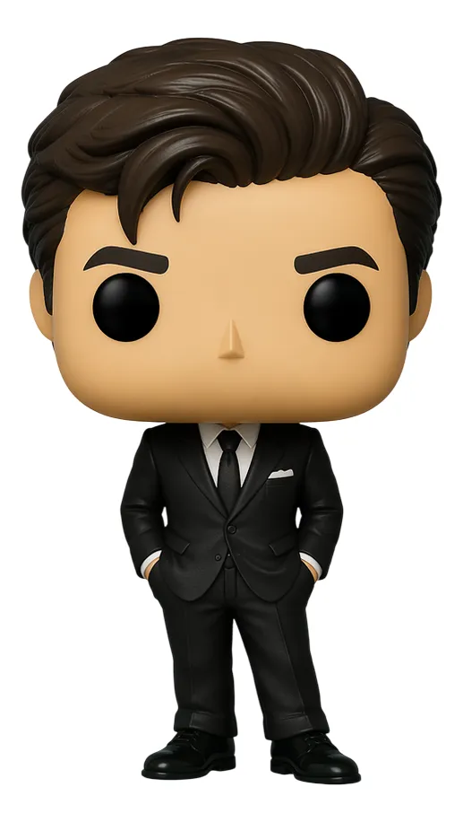 Alain Delon Personalizado em 3D Estilo Pop