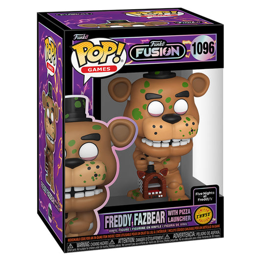 FUNKO POP GAMES FUNKO FUSION FREDDY FAZBEAR WITH PIZZA LAUNCHER 1096
