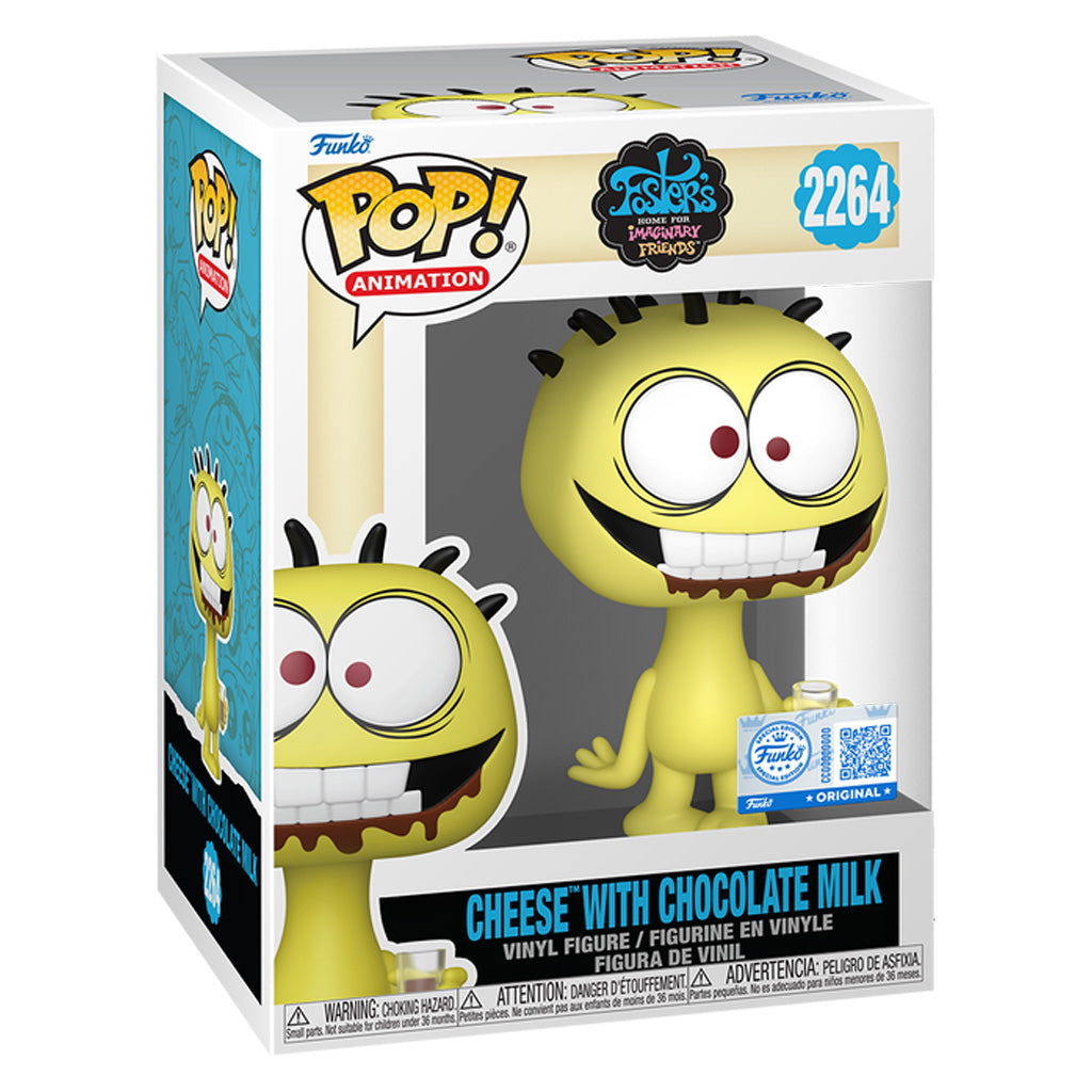 FUNKO POP FOSTERS HOME IMAGINARY FRIENDS CHEESE W/CHOCOLATE EX* 2264