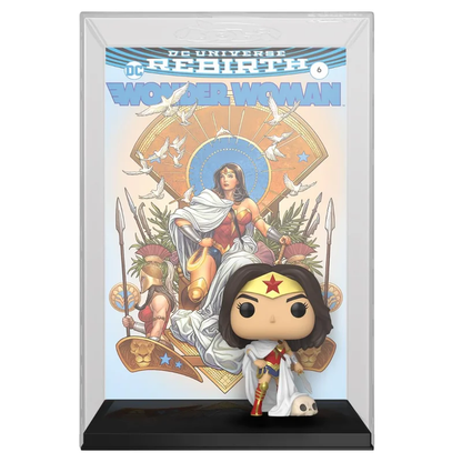 FUNKO POP COMIC COVER WONDER WOMAN REBIRTH ON THRONE 03