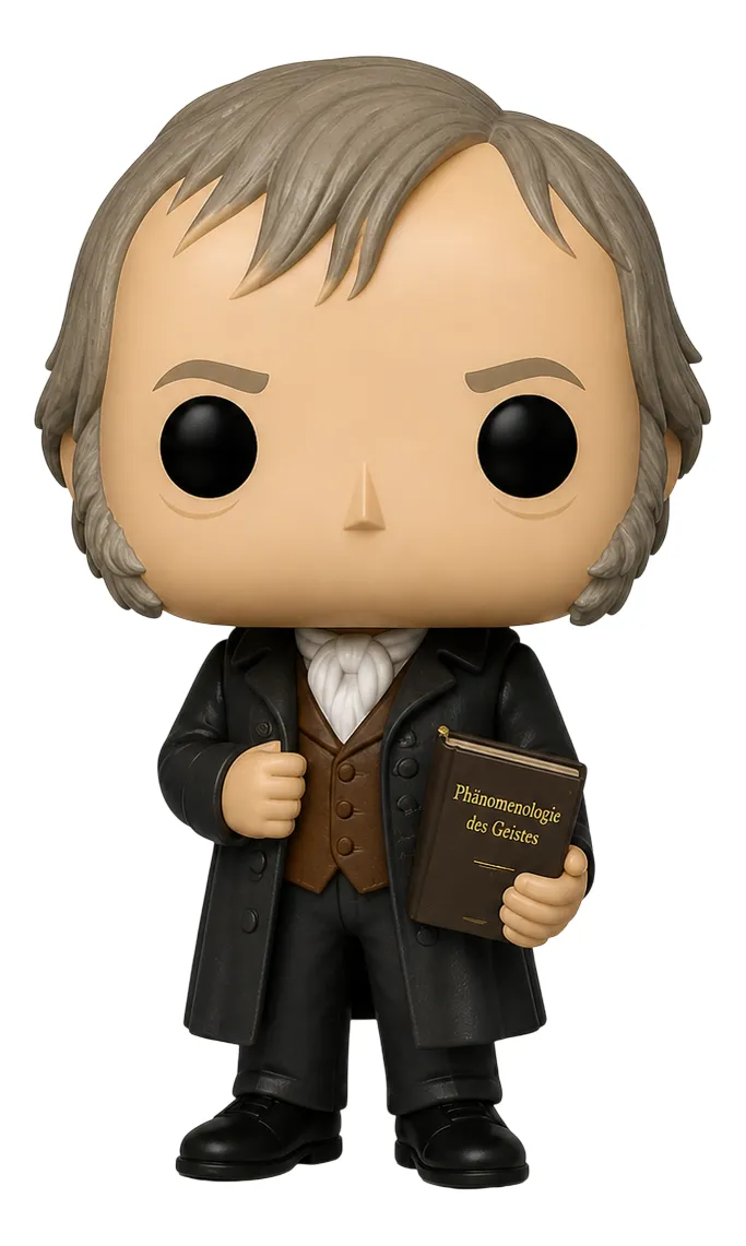 Georg Wilhelm Friedrich Hegel Personalizado em 3D Estilo Pop