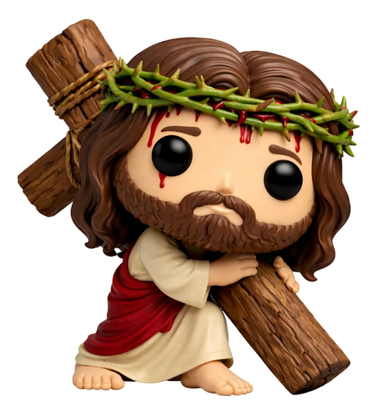 Jesus Via Crucis Personalizado em 3D Estilo Pop